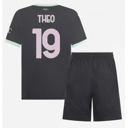AC Milan Theo Hernandez #19 Derde tenue Kids 2024-25 Korte Mouw (+ Korte broeken)